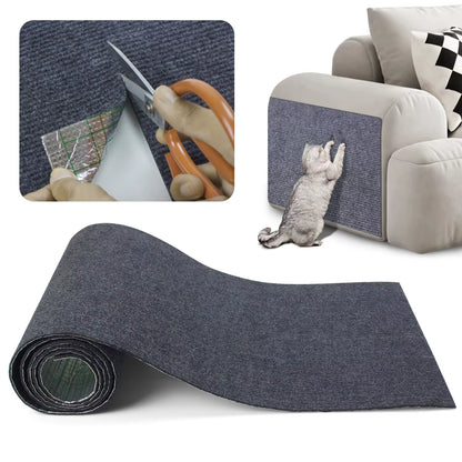 Self-Adhesive Carpet Cats Scratch Board Wall anti Cat Scratch Sofa Diy Cats Scratch Board Sofa Protection Paws Sharpen Trimmable