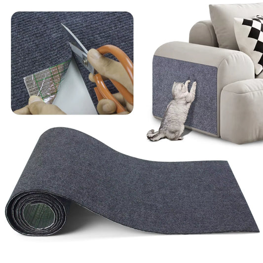 Self-Adhesive Carpet Cats Scratch Board Wall anti Cat Scratch Sofa Diy Cats Scratch Board Sofa Protection Paws Sharpen Trimmable